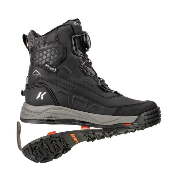 KORKERS Mens Size 13 Snowmageddon With SnowTrac Sole Black Boot (OB9601BK) - Picture 1 of 6